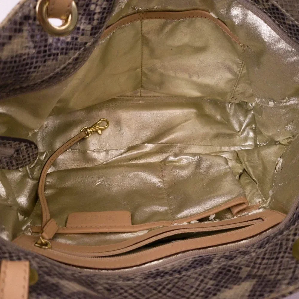 Michael Kors Jet Set Tote Python Print - Picture 4 of 6